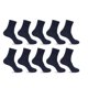 thumbnail image 2 of Calcetines para Hombre Qarigey 10 Uds. Absorbentes de Sudor de Poliéster Color Azul oscuro, 2 of 6