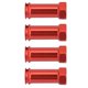 thumbnail image 4 of Adaptateur d'extension de moyeu hexagonal de roue de 12 mm et de 30 mm pour camion Traxxas Slash 4x4 1/10 (12 x 30 mm, rouge), 4 of 4