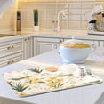 thumbnail image 6 of Yayeee Dish Drying Mat for Kitchen Counter 16"x18" Microfiber Absorbent Pad, White Rabbits, 6 of 7