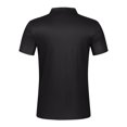 thumbnail image 5 of POTETI Mens Polo Shirts Casual Collared Short Sleeve Shirts Summer Striped Loose Tops, 5 of 8