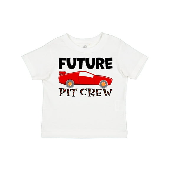 Inktastic Future Pit Crew Red Race Car Boys or Girls Toddler T-Shirt