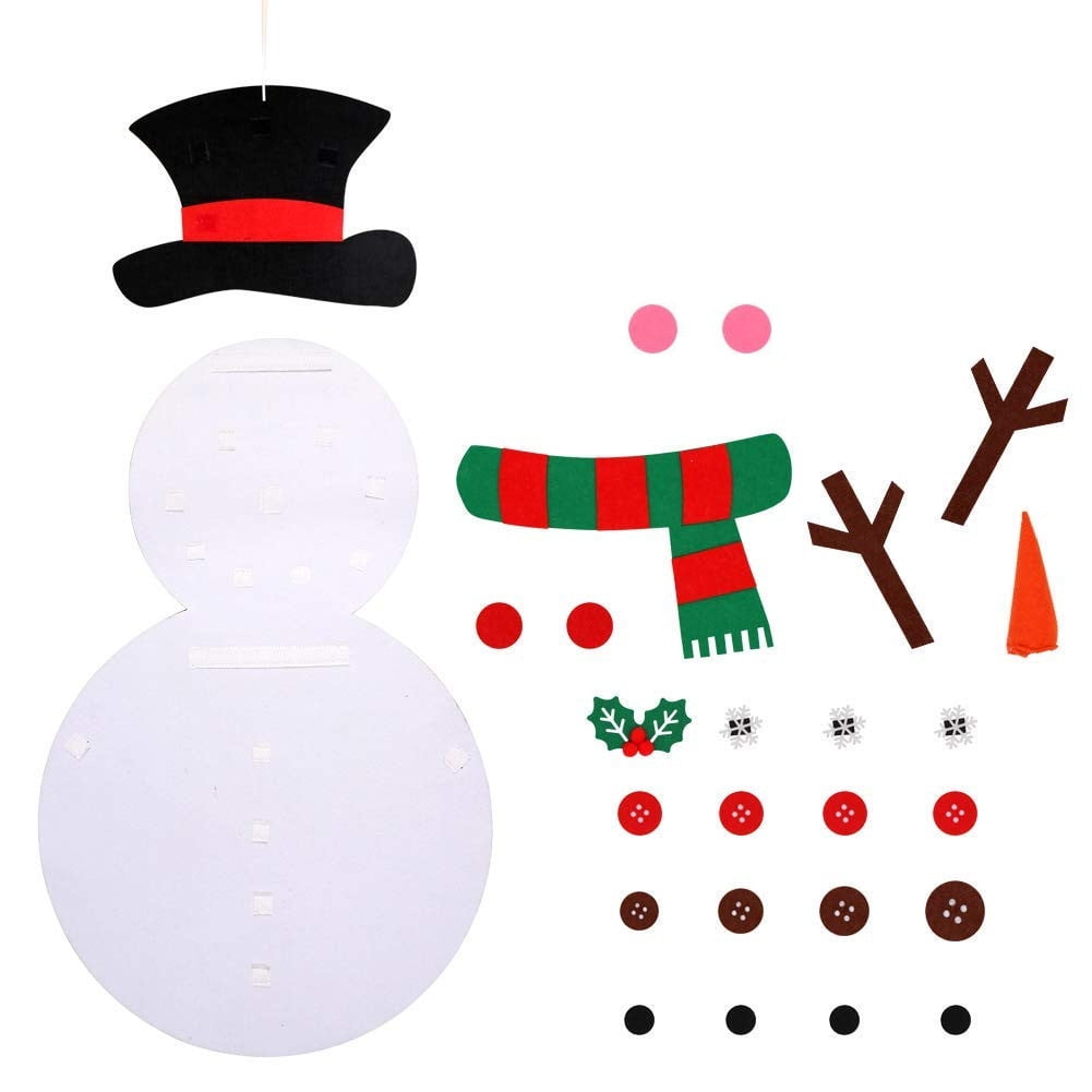 4 Snowman Door Hangers Craft Kits Brand New Children's Christmas Arts & Crafts 