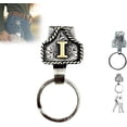 thumbnail image 6 of Fashion Letter Design Holder Keychain Secure Belt Keyring Clip Design Metal Decoration For Men Everyday Use, 6 of 19