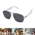 thumbnail image 3 of Smart Glasses, AI Translator Glasses with Mic Speaker, Real Time Video Translation Polarized  Sunglasses, 100+ Languages, Support Music Calling, 3 of 7
