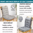 thumbnail image 4 of 1 PCS High Back Chair Cushions with Ties, Non-Slip Chair Cushion for Dining Chair, Thickened Soft Garden Seat Pads for Dining Kitchen Office Furniture Chair, 4 of 6