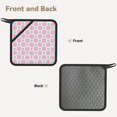 thumbnail image 2 of Disketp Checkerboard With Snowflake Pot Holders Kitchen Insulation Mats Heat Resistant Pot-Holder Oven Anti-Scald Pads for Cooking Baking, 7.1*7.1inch, 2 of 8