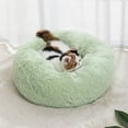 thumbnail image 5 of Donut Cat Bed For Indoor Cats, Plush Dog Bed, Faux Fur Anti-Slip Bottom Improve Sleeping Bed, 5 of 8