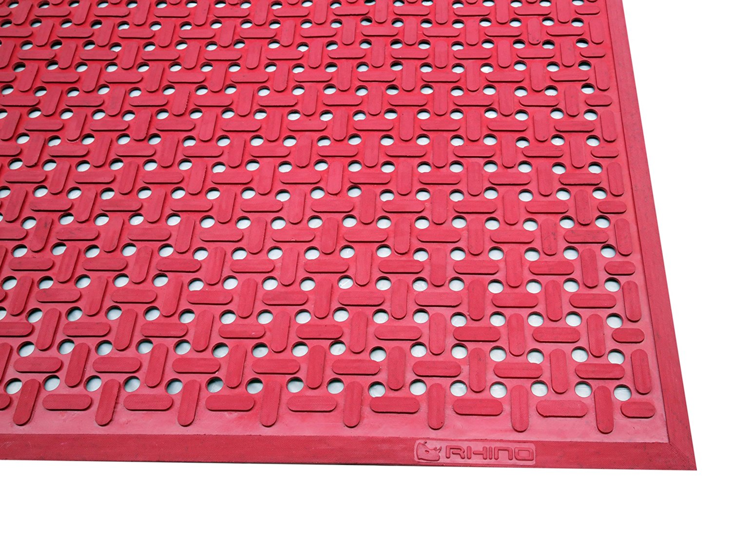 3' x 5' Mat, 36" x 60" Rubber Mat, Bathroom Mat, Indoor Commercial Kitchen Mat, Industrial Anti