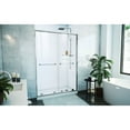thumbnail image 2 of DreamLine Harmony 50-54 in. W x 76 in. H Semi-Frameless Bypass Shower Door in Chrome and Clear Glass, 2 of 5