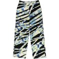 thumbnail image 1 of Alfani Womens Printed Casual Wide Leg Pants, Negro, X-Small, 1 of 2