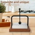 thumbnail image 5 of FUYGRCJ Wood Napkin Holder for Table, Square Tabletop Napkin Dispenser, Cocktail Napkin Holder with Sophisticatedly Metal Center Bar, for Home, Kitchen, Office, Restaurant, Hotel, Cafe, Bar, 5 of 11