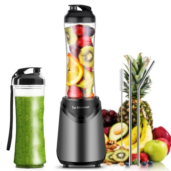 Compact Smoothie Blender with Travel Bottles for On-the-Go Nutrition
