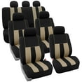 thumbnail image 1 of FH Group Universal Fit Seat Covers for SUV, Sedan, Van , Airbag Compatible, Split Bench Rear Seat - 7 Seaters Beige, 1 of 9