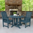 thumbnail image 2 of Highwood 3pc Lehigh Round Dining Set - Dining Height, 2 of 10