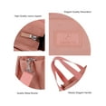thumbnail image 5 of Deago Tote Bag for Women Nylon Crossbody Bag Casual Zipper Tote Fashion Shoulder Handbag Hobo bag with Pockets (Apricot), 5 of 10