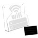 thumbnail image 5 of Patrón de WiFi Señal de contraseña Soporte de pantalla de mesa de contraseña de WiFi Tablero de visualización de WiFi montado en la pared o de, 5 of 9