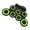 Green, variant on Yihuala Foldable Electronic Rolls Up Drum Set Practice Pads with Foot Pedals and Sticks Digital Electric Drum Kits for Beginners