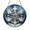 Acrylic 3.5 Inch, variant on Snowflake Pattern Stained Glass Style Suncatcher – Winter Window Decor