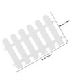 thumbnail image 2 of LRXIYODE 2 Pcs Garden Decoration Fence White Plastic for School Guesthouse Use, 2 of 7