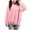 Pink, variant on Hoodie Long Sleeve Kids Pink Hoodie Warm Loose Girls Pullover Girls Tops 5-6 Years