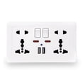 thumbnail image 4 of 146 Model Wall Power Socket  5 Hole Dual USB Charger Port LED Indicator UK Standard USB Switched Outlet, 4 of 4