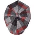 thumbnail image 3 of CoCopeaunts Newsboy Cap Men Women Vintage Tweed Octagonal Cap Woolen Male Plaid Patchwork British Style Flat Cap Beret Hat, 3 of 8