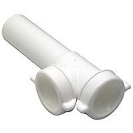 Lavatory kitchen Drain End Outlet Tee Tailpiece White Plastic BrassCraft 495 671