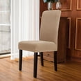 thumbnail image 6 of Subrtex Textured Grain Dining Chair Slipcover Washable Elastic Chair Protector(Set of 4,Khaki), 6 of 6
