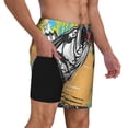thumbnail image 2 of Goofa Fishing Bass Print Men's Swim Trunks Board Shorts Quick Dry Mens Swimming Trunks with Compression Liner,Breathable Fit Hawaii Beach Shorts-Large, 2 of 6