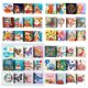 thumbnail image 2 of Juego de cartas de pintura de diamantes, tarjetas de deseos de feliz cumpleaños, bordado de mosaico de diamantes, Navidad con sobre postal, 8-12 piezas, 2 of 4