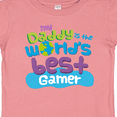 thumbnail image 4 of Inktastic Worlds Best Gamer Daddy Boys or Girls Baby T-Shirt, 4 of 5