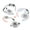 Warm White, variant on SDFGTstore Multifuntional Adjustable 1W LED Downlight Featuring Color Option Simple Retrofits Installation Ceiling Lamp for Home