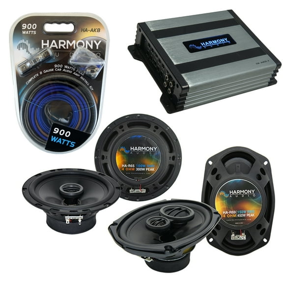 Honda Accord 1979-1981 OEM Speaker Replacement Harmony R65 R69 & HA-A400.4 Amp