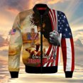 thumbnail image 5 of Chaqueta con estampado 3D de Jesucristo para hombre y mujer, moda urbana, informal, de manga larga, con diseños modernos, estilo Harajuku, ropa de gran tamaño para hombre, 6XL, 5 of 5