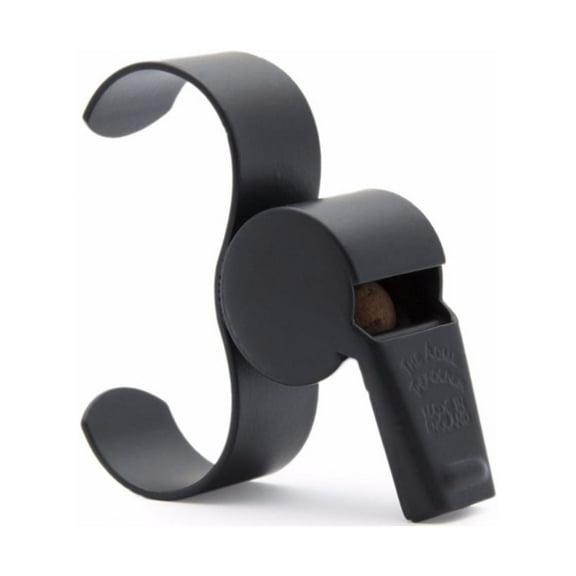 Acme Plastic Thunderer Whistle 477/660 Finger Grip Regular Black Referee Whistle