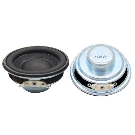 hejhncii 1.96Inch 50mm Full Range Speaker 4Ohm 5W Waterproof Black Aluminum Film Magnet Loudspeakers Portable Speakers