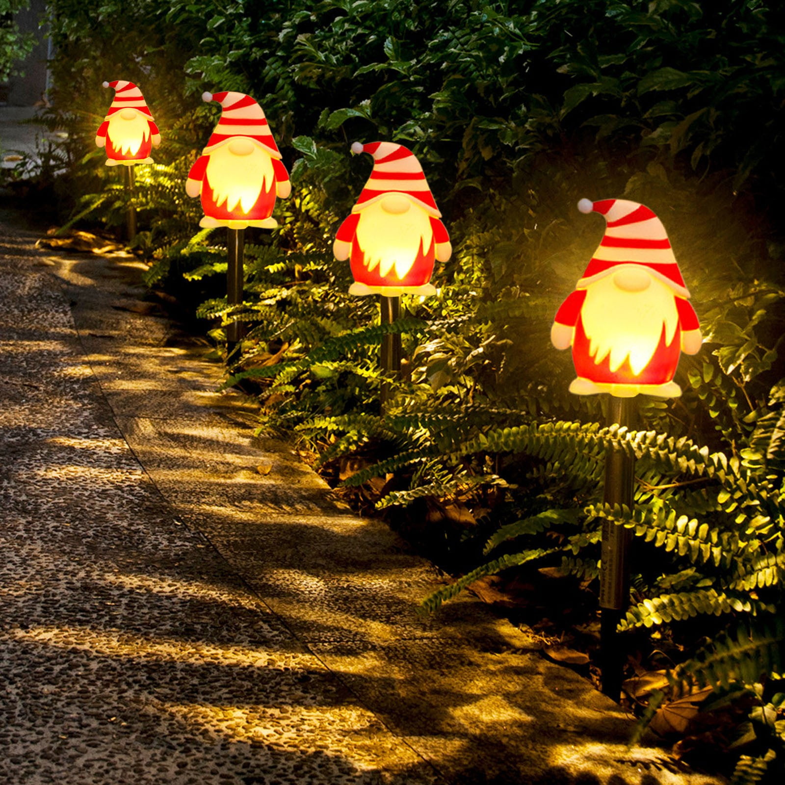 Solar Powered Christmas Light, Yard Stake Light Outdoor Garden Decoration