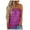 Purple, variant on Toimothcn Tank Top For Women Sexy Off The Shoulder Sexy Striped Versatile Hot Girl Knitted Vest Top Leisure Women's Dailywear