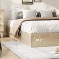 thumbnail image 3 of Bed Frame with 2 Storage Drawers, Wooden Low Profile Bed Frame, No Headboard, Wood Slat Support, Noise Free, No Box Spring Needed, Easy Assembly, 3 of 7