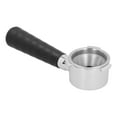 thumbnail image 1 of Coffee Filter ​Handle, Detachable Evenly Extraction Stainless Steel Coffee Filter Basket 2 Size  For Cafe For  Coffee Machine 3 Ears, 1 of 8