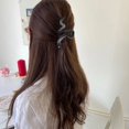 thumbnail image 5 of Pinzas para el cabello para mujer, pinzas para peinar, pinzas para el cabello para niñas, elegantes pinzas para el cabello con lazo acrílico - Novedad 2024, tamaño grande con diseño elegante - Accesor, 5 of 5