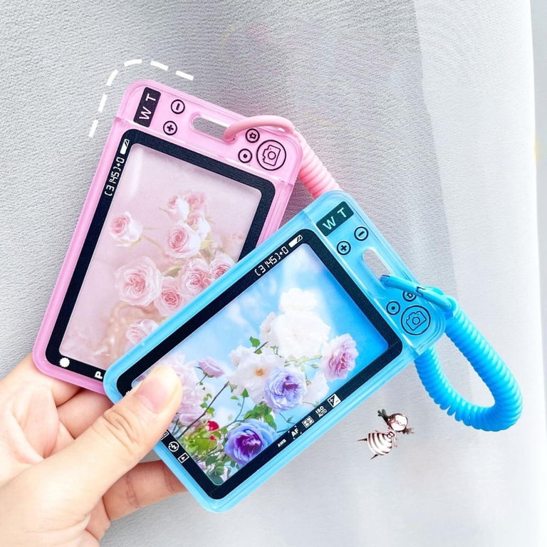 Giaone Photocard Holder Card Sleeves with Retractable Spring Coil Keychain - Walmart.com Giaone Photocard Holder Card Sleeves with Retractable Spring Coil Keychain - Walmart.com