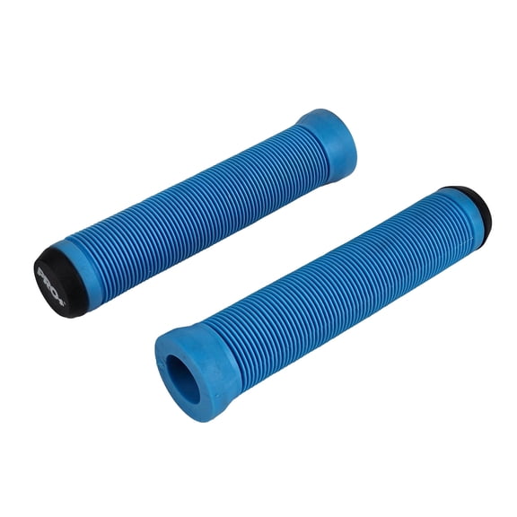 PRO Soft Flangeless Longneck Bicycle Grips 135mm Light Blue