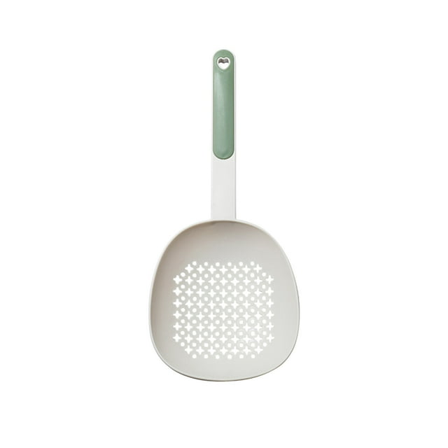 Vwrxbz Large Colander Long Handle Noodles Dumpling Strainer Kitchen Supplies High Temperature Resistant Plastic