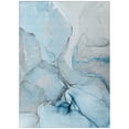 thumbnail image 2 of Addison Rugs Chantille Indoor/Outdoor Transitional Watercolors Blue Washable Rectangle Rug, 5' x 7'6", 2 of 5