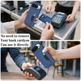 thumbnail image 4 of For Google Pixel 9 / Pixel 9 Pro Wallet Case Ultra-Slim Profile Vintage Leather Texture, Wallet For Women Men Card Holder Magnetic Clasp Kickstand Folio Case,Blue,For Pixel 9 / 9 Pro, 4 of 7