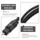 thumbnail image 3 of ADDHAT 2Ud Cable Óptico Digital Para Audio Negro Con Flexible Y Definición, 3 of 8