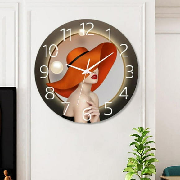 Reloj Analógico Grande Macarena con Batería Silenciosa Relojes de Pared Sin Tictac