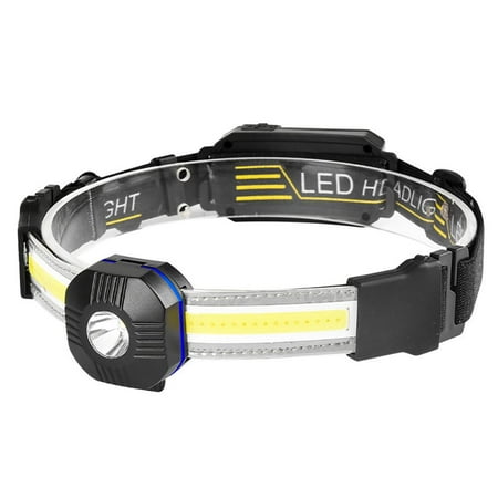 

Outdoor Camping Headlight USB Rechargeable Head-Mounted Night Fishing Headlight COB Floodlight Warning Searchlight Headlight