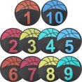 thumbnail image 1 of 10Pcs Football Exercising Marking Discs Soccer Training Markers Football Sign Discs, 1 of 3